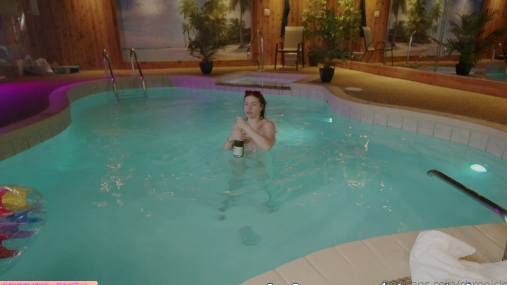 Chroniclove69 2389519071 03 11 2022 Poppin Bottles Amp Pouring It On My Bikini Dolphin Jumps Amp Silly Swim Time Lt3