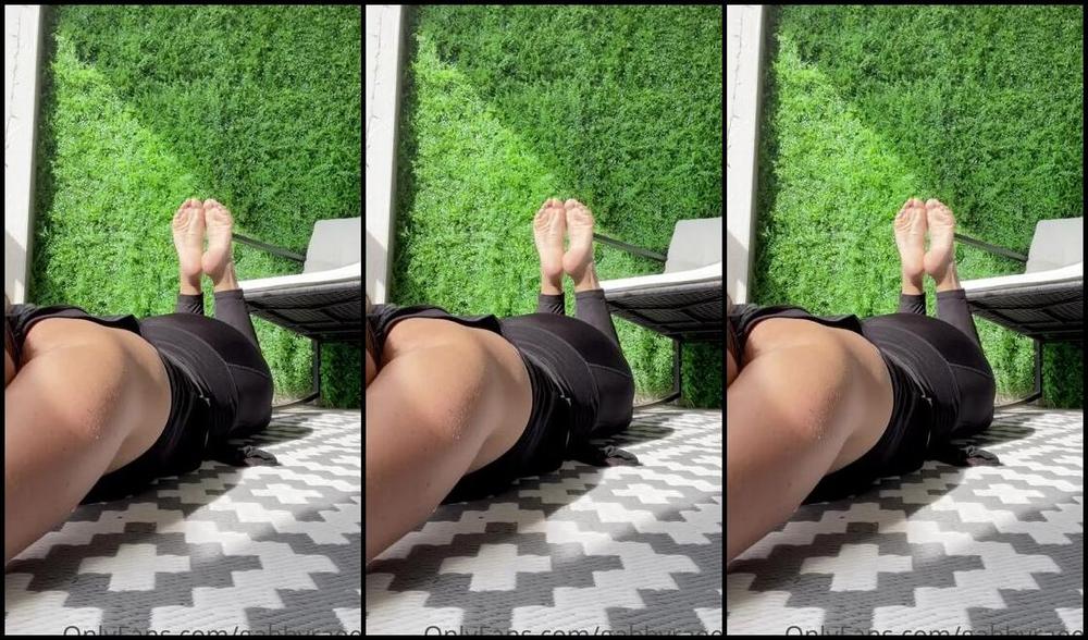 Gabrielle Coyle Nicknamed Gabbyraee1 06 09 2021 Onlyfans Video Sorry If My Feet Distract You From My Yoga