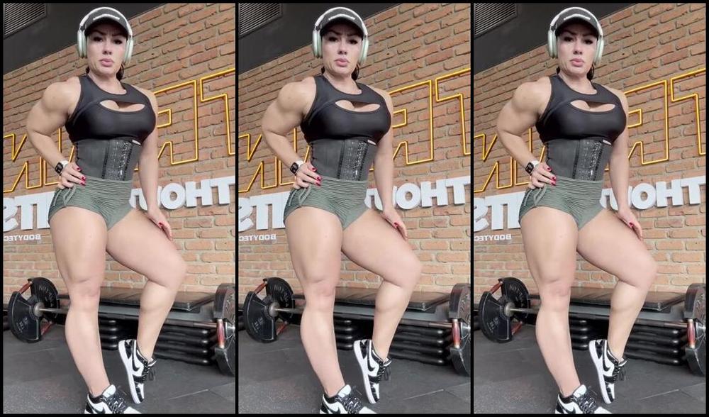 Quadsgoddess Nicknamed Quadsgoddess 01 06 2025 Onlyfans Video Muscle Flex After My Hardcore Workout