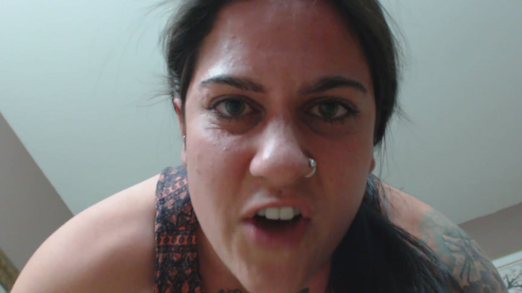 Goddess Green Eyed Super Loser Leggings And Thong Femdom