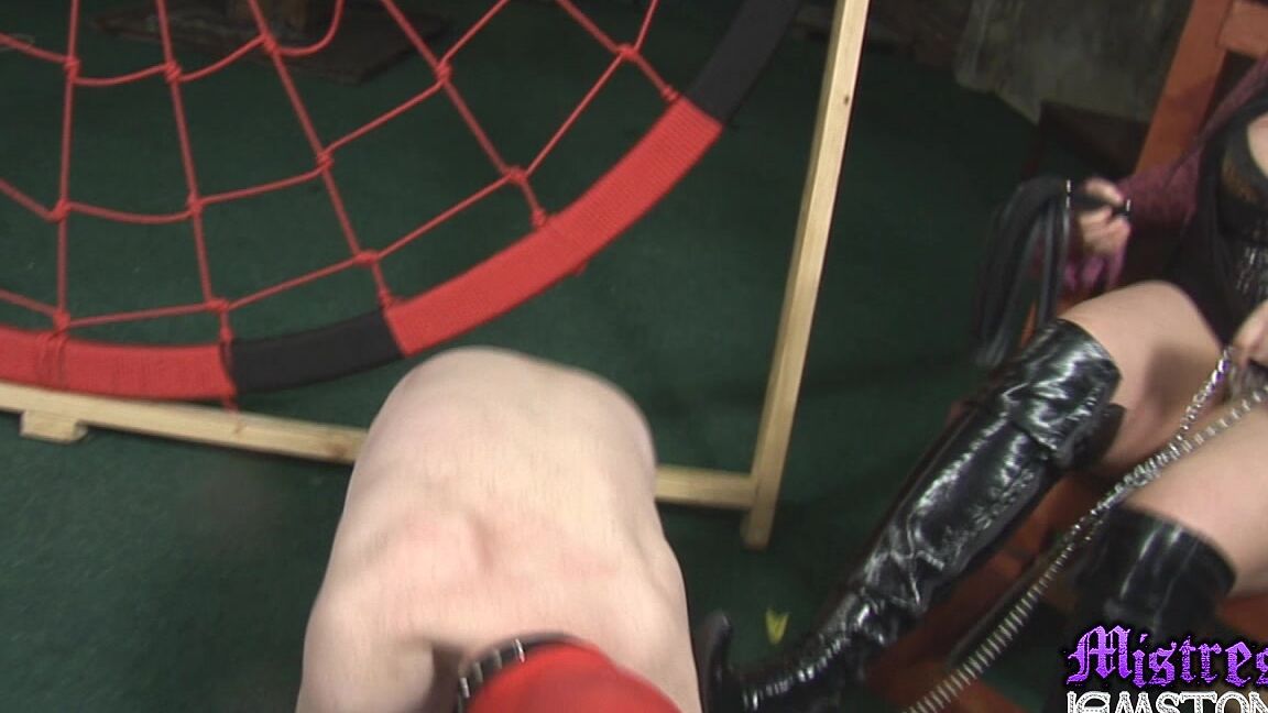 Mistressjemstone Masked Man Caught In Web