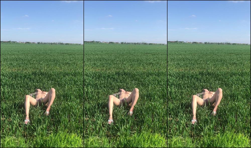 "SuzieLove212" caught, embarrassed naked female, public nudity, public outdoor, pussy play CAUGHT Tits out by Farmer Shouting manyvids