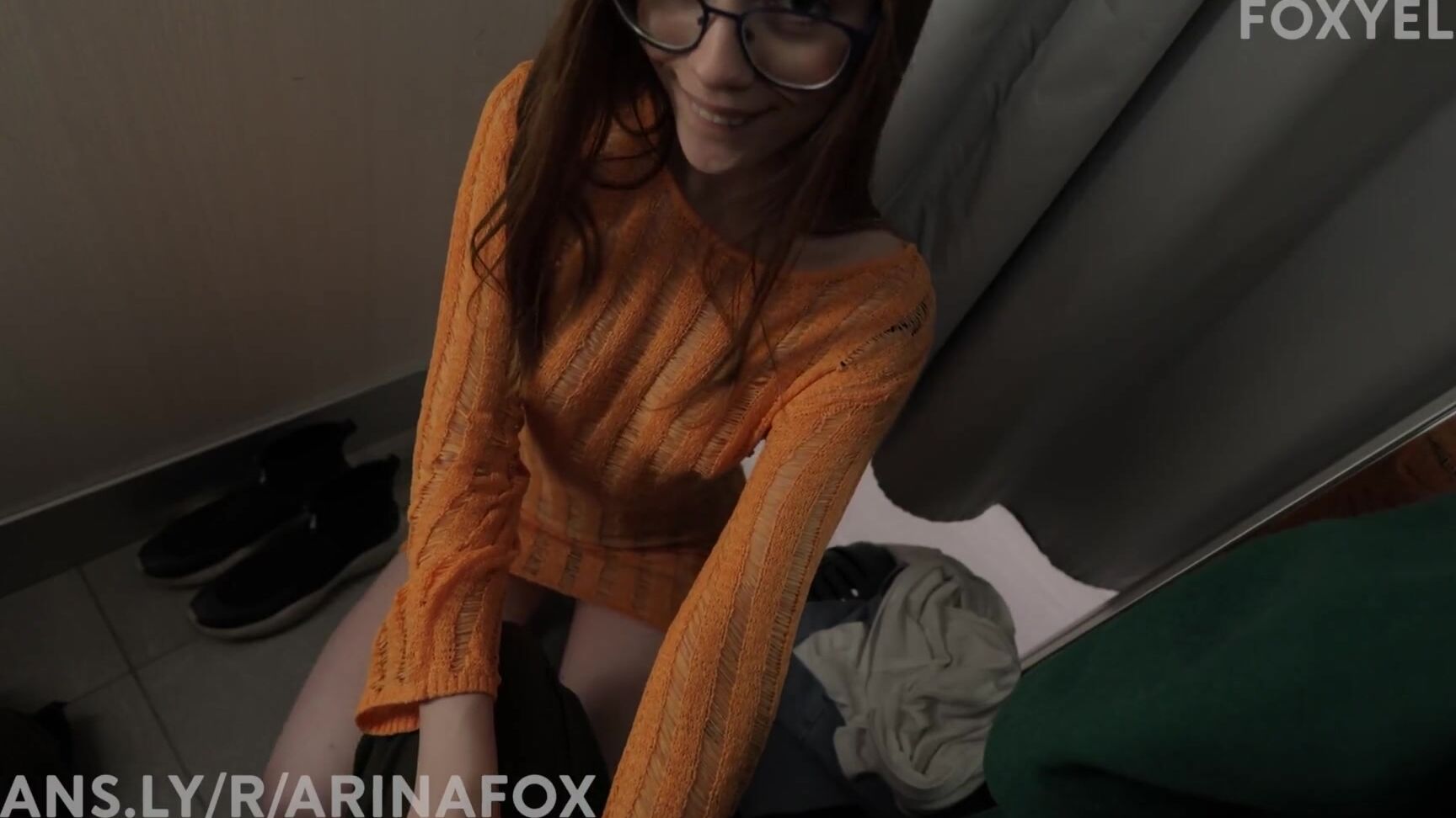 ariavix there are people behind the wall and this naughty bitch sucks me blowjob in store fitting room Pornhub