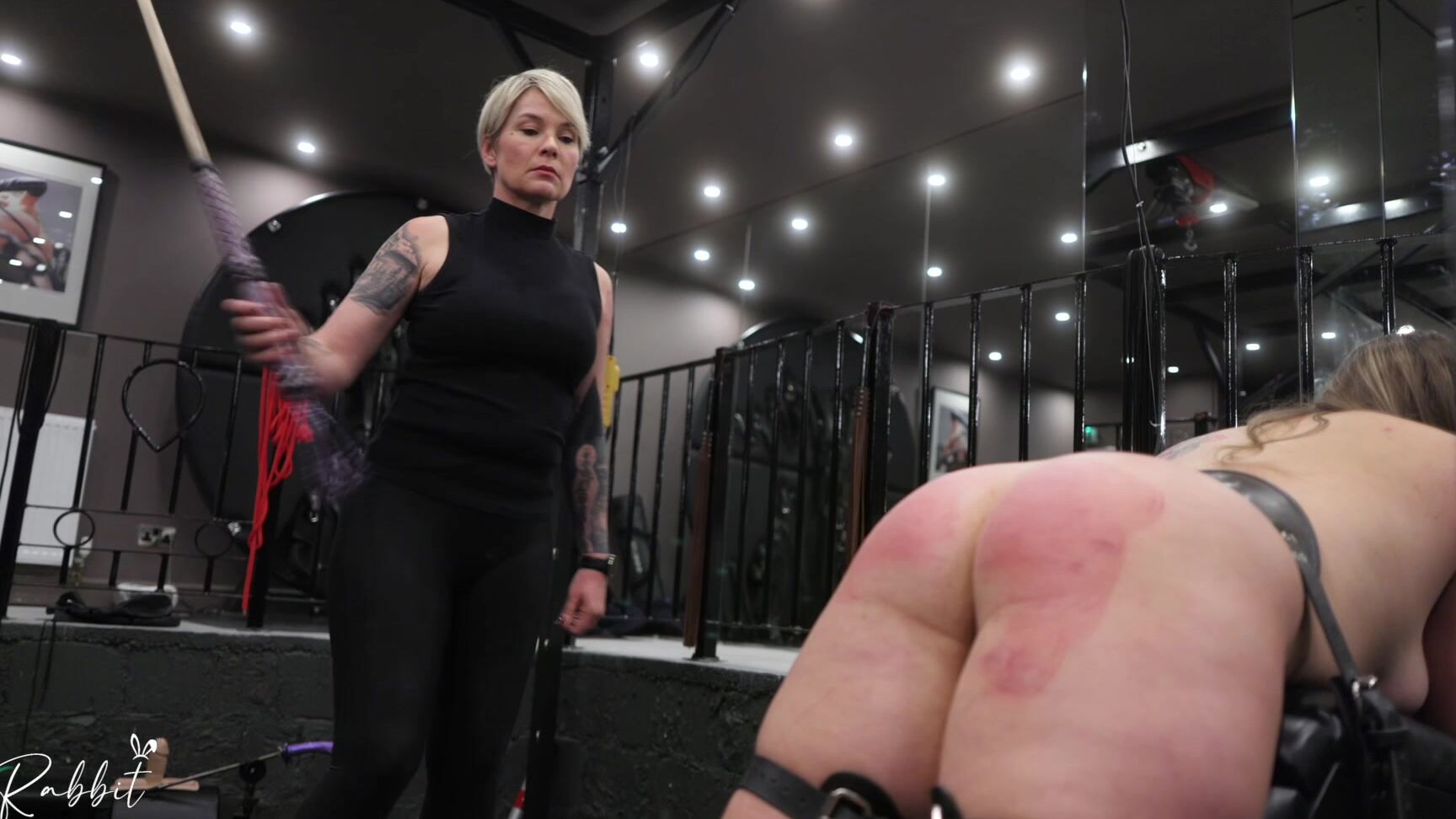 Mistress Baton, Little Rabbit, Spanking F F, Full HD, Little Rabbit Productions LRP Rabbits First Beating From Baton Clips4Sale