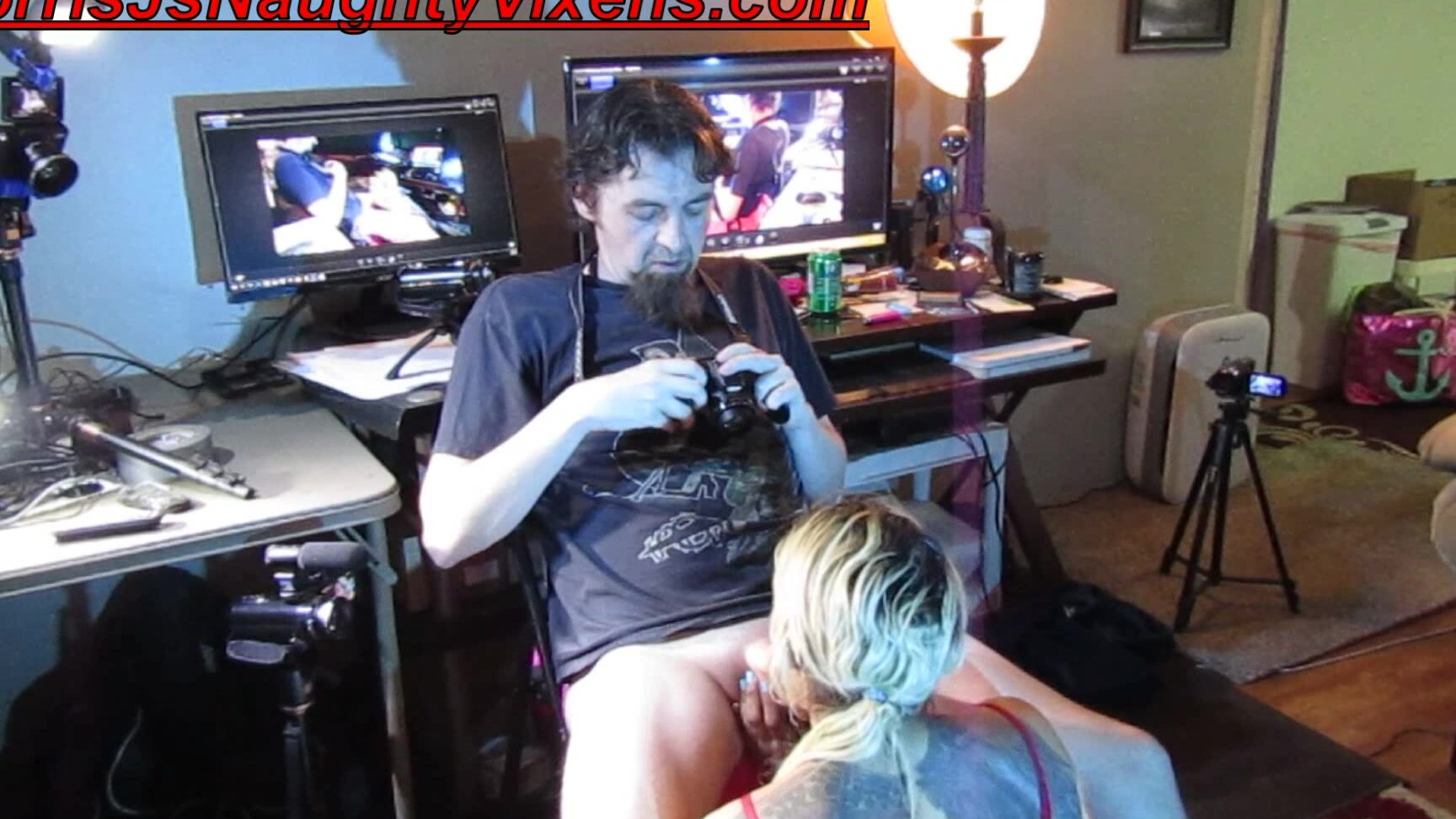 "nmjnaughtyvixens" blowjob, cuckolding, cumshots, doggystyle, fucking Latina Maid sucks my balls dry amp swallow manyvids