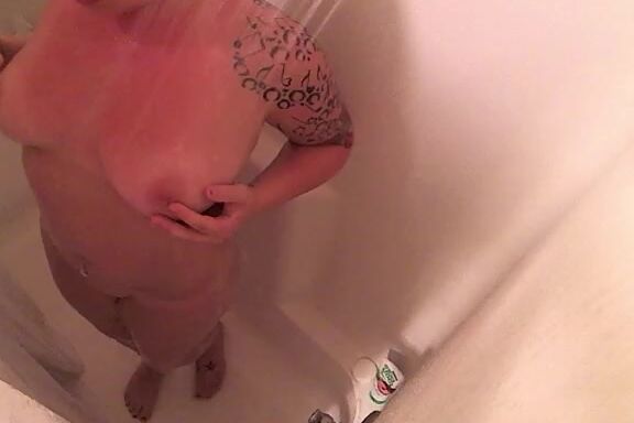 Brittany London Sexy Shower Voyeur Cum