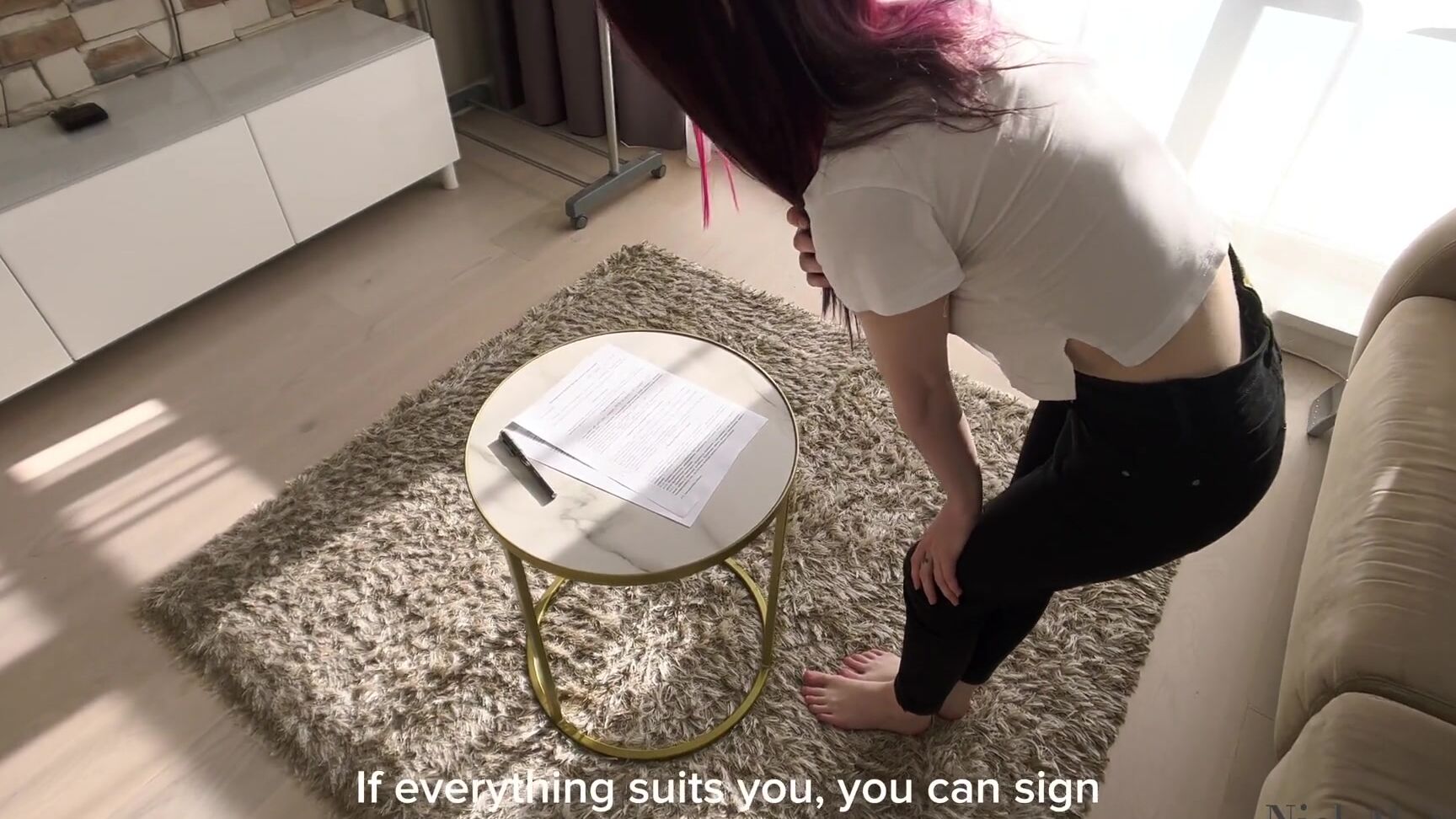 Red Haired Student Came To Rent An Apartment Nick Morris