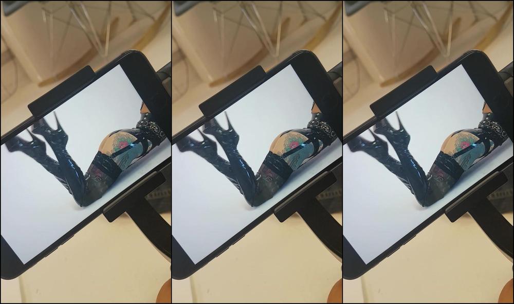 Adreena Angela Ehind The Scenes Shooting Lotsa New Clips For You Guys This One Is Boot Worship