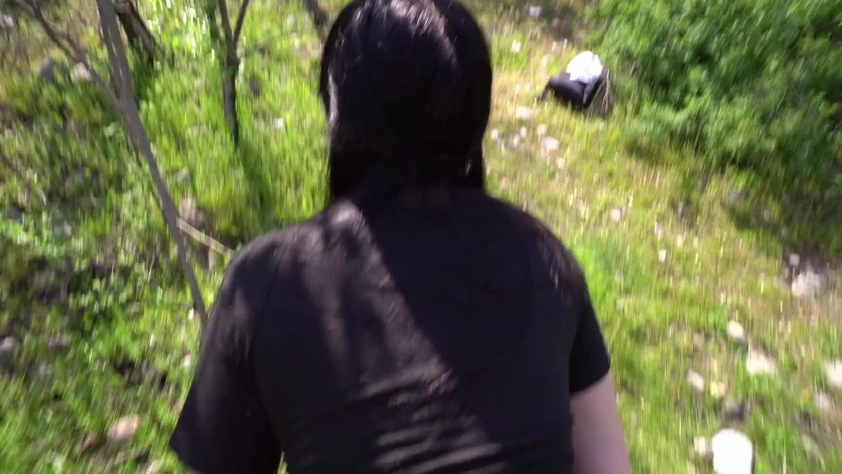 AnGelya G 002.Cum in mouth and fucked girlfriend doggystyle Outdoor xhamster