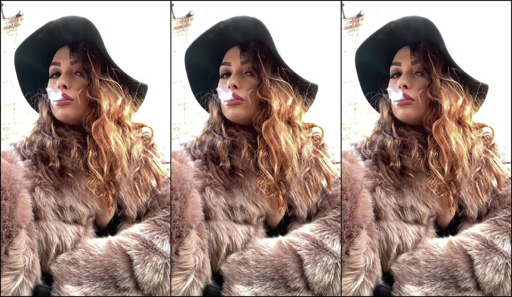 Gynarchygoddess Smoking Pov In Furs And Leather Gloves Smoking Pov Smokingfetish Humanashtray