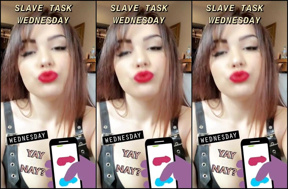 Goddess Gynarchy Our Wednesday Slave Task Slavetask
