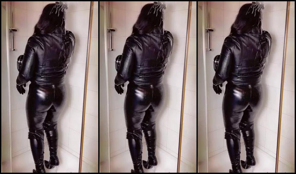 Lady Ayse Nicknamed Ladyayse Onlyfans Hot Leather Shower