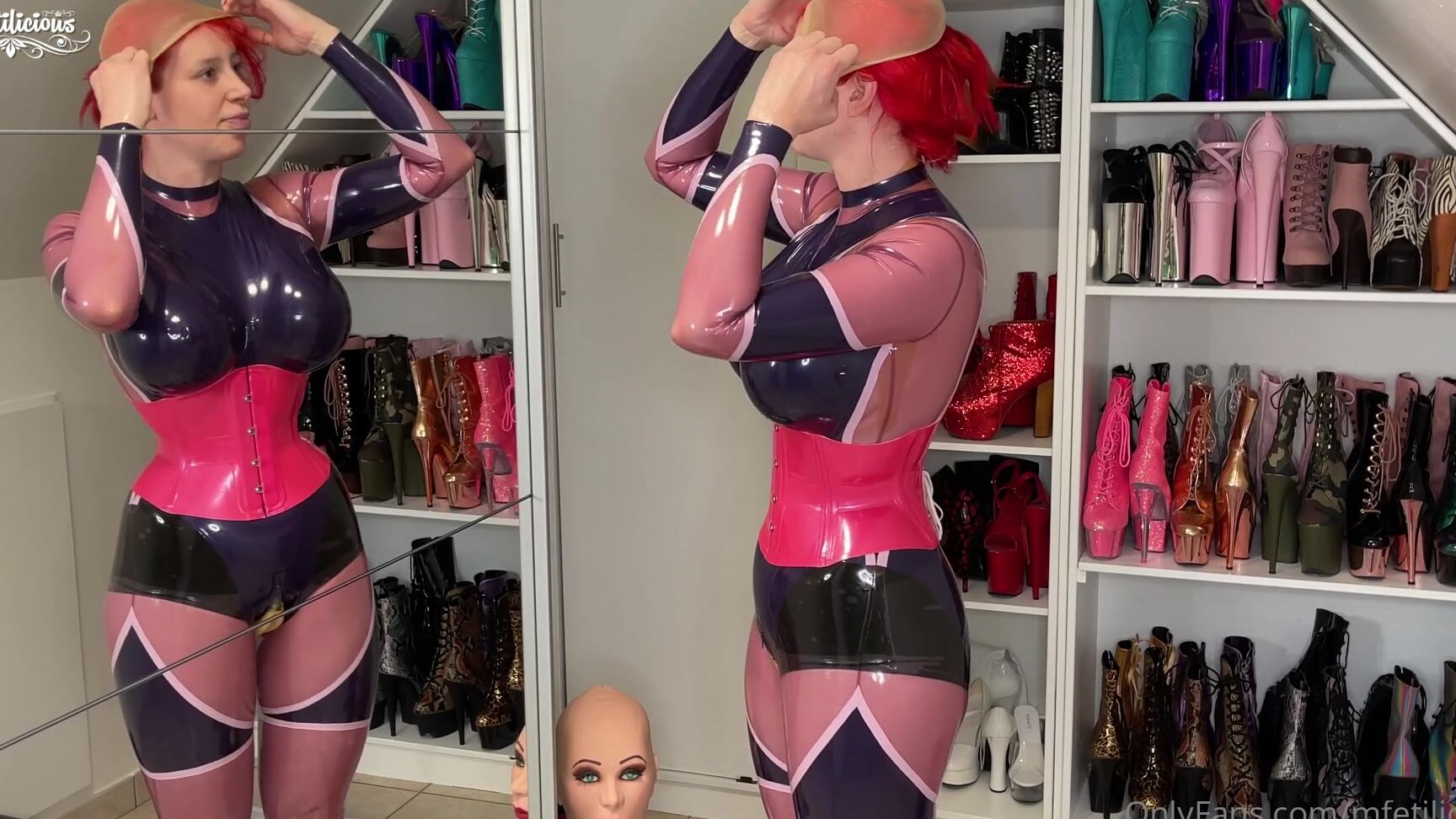 Mfetilicious Transforming Into A Living Sex Doll Again With My Dita Mask This Time I Choose A Look Wit