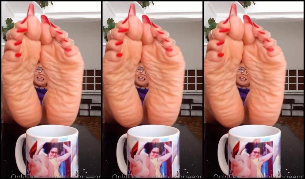 Meryann Aka Solesqueenrd Onlyfans Good Morning With This Joi Coffee Time Mmmmm Look Those Meaty Fresh Soles