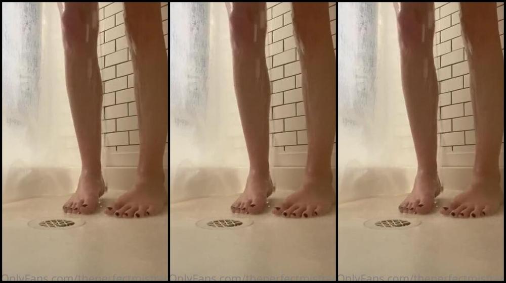 Theperfectmistress Onlyfans Full 5 Minute Shower Video You Love Watching Me Tease You With My Sudsy Wet Legs And Feetp