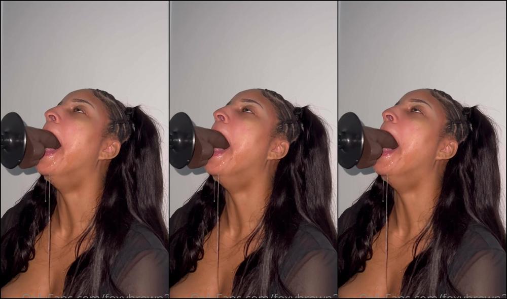 Foxybrown Omg Training My Throat To Make Sure I Can