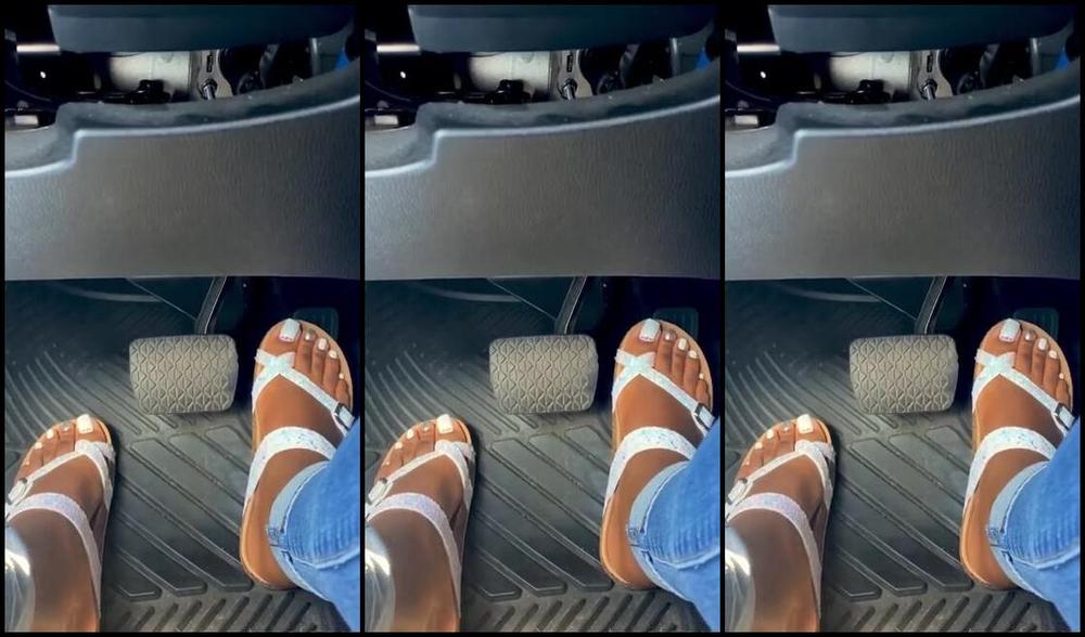 Sassy Toes Aka Sassytoesforyou Onlyfans I Usually Drive Barefoot