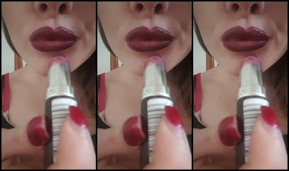 Brook Logan Lipstick And Mouth Fetish
