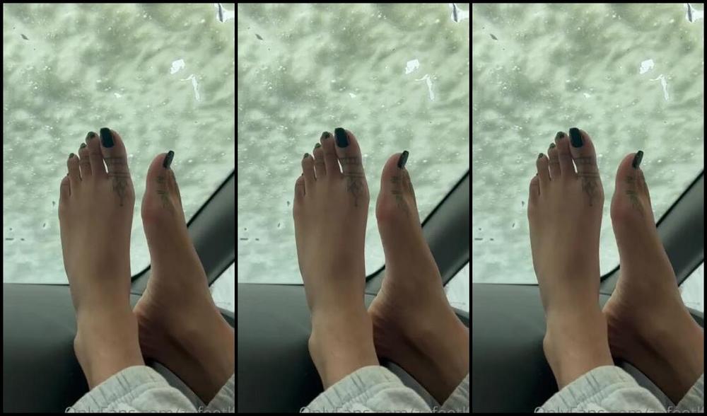 Zafeetllc Onlyfans Sexy Black Toes And A Car Wash