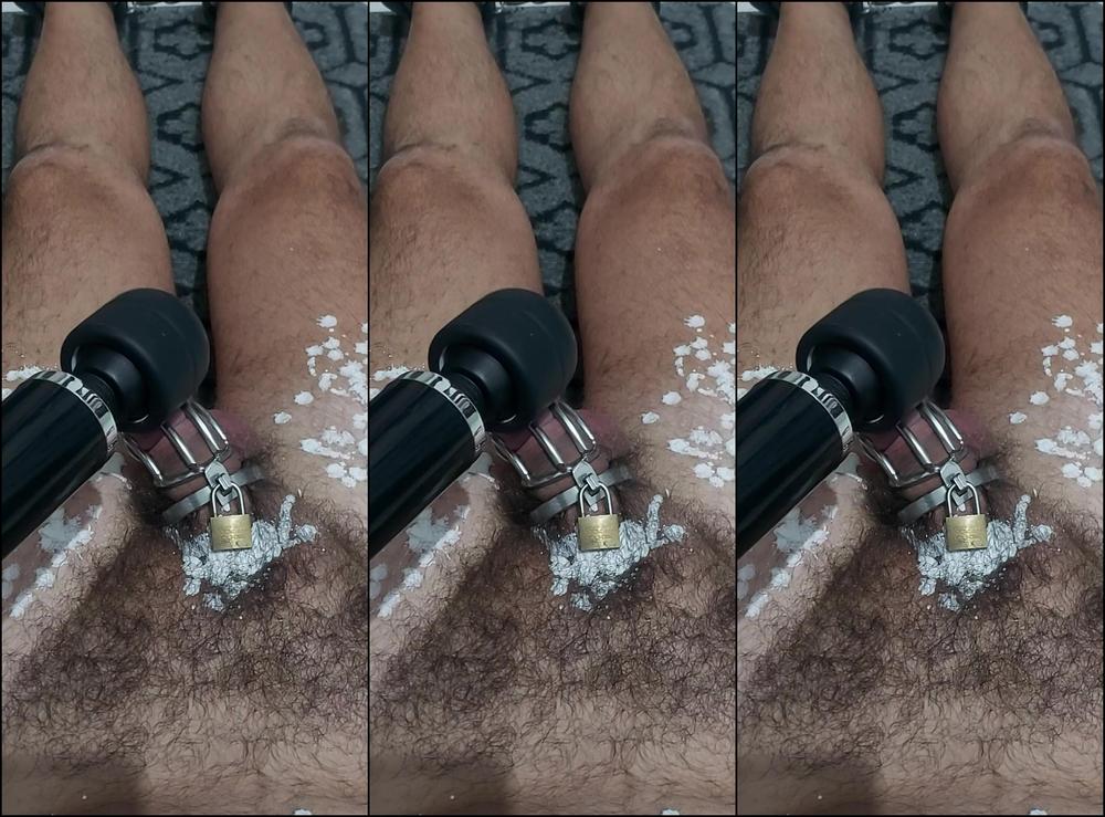 Madamefermans Vibrador Cinto De Castidade Velas Saltos