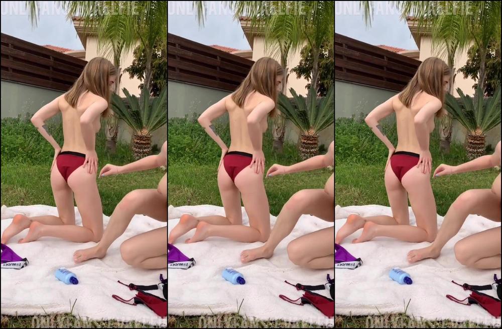 Evaelfie Hot Lesbian Massage With Cream Anmzk