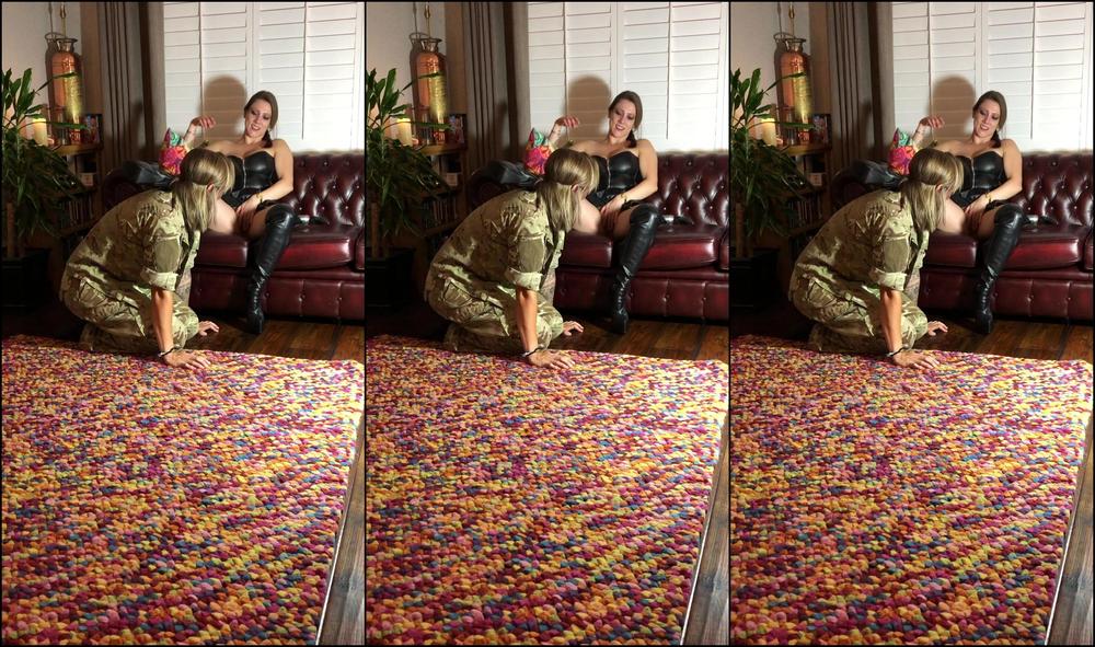 "SuzieLove212" boot fetish, femdom, leather, pussy play, submissive sluts pussy play teasing army sub footstool manyvids