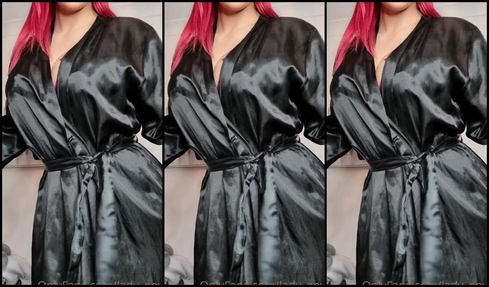 Lady Onyx Onlyfans Sexy Satin For Sunday W