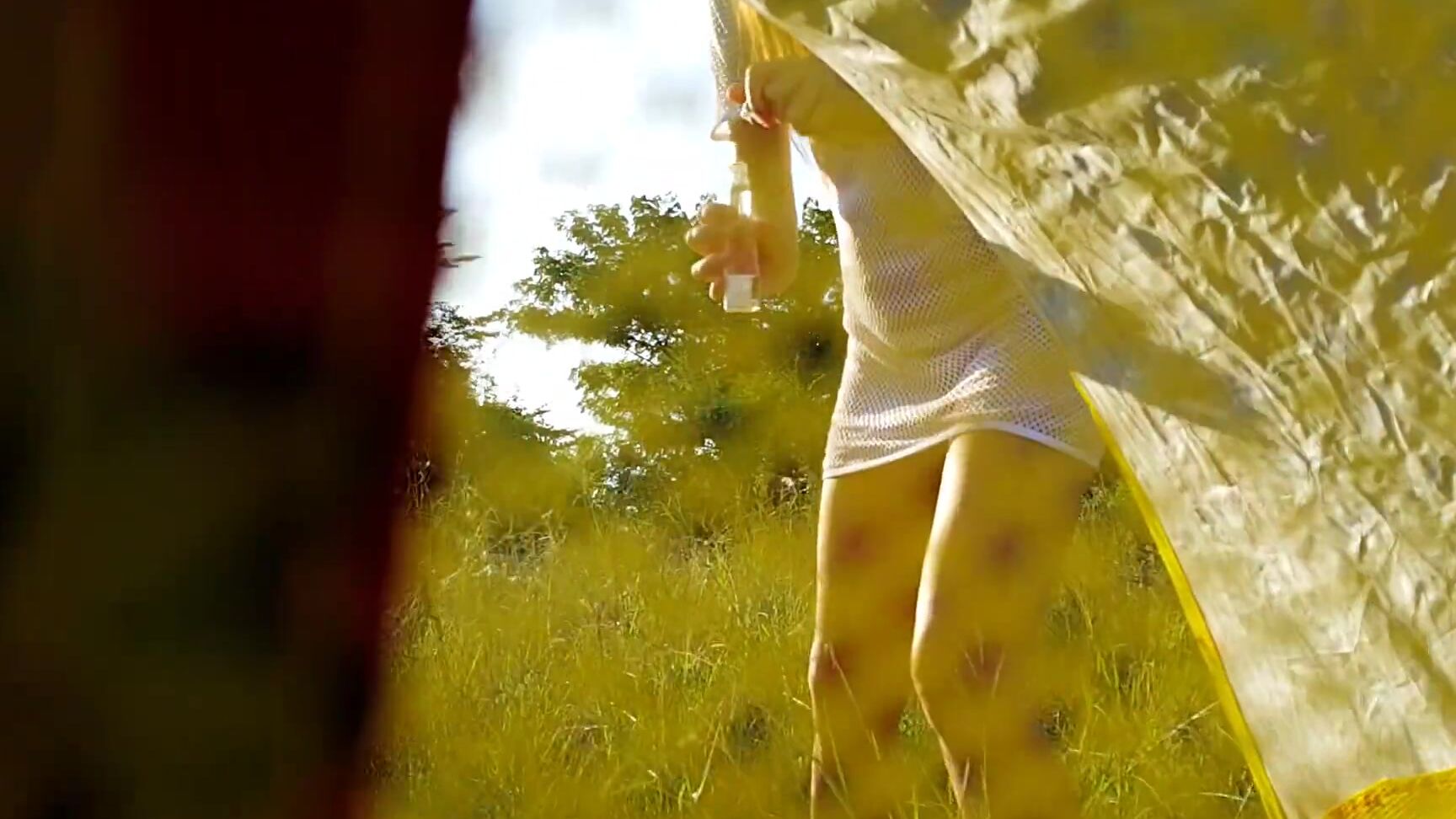 dream4angel no panties biking to my hidden sunbath spot my pussy like sun tanning Pornhub