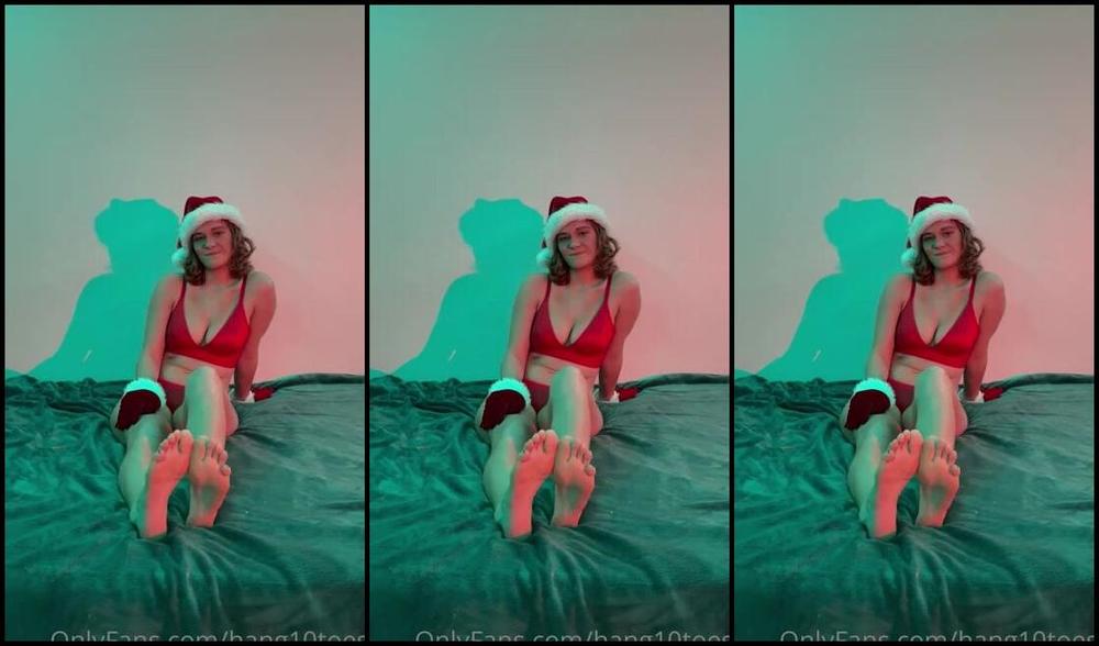 Linzi Little Aka Hang10Toess Onlyfans Have You Been A Good Boy This Year If You Have This Is For You Ehp