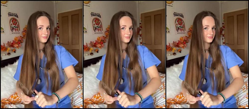 Babebarefootofficial Onlyfans Doctor Isabelle At Your Service Feeling Sexy In My Scrubs Are There Any Doctor Role Play Vide 12P