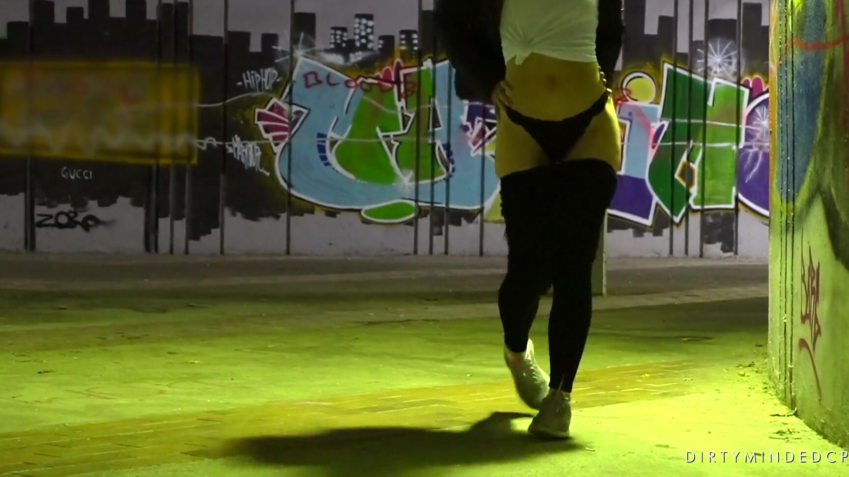 DirtyMindedCPL I met a hot runner girl in dark underpass and sprayed her ass with cum Pornhub