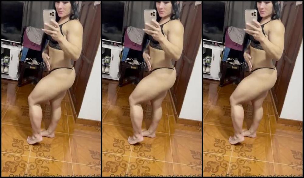 Quadsgoddess Nicknamed Quadsgoddess 12 29 2021 Onlyfans Video Sexy In Black Lingerie