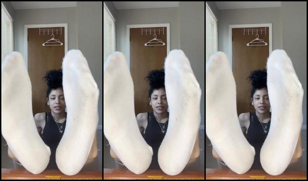 Theemsmonroe Onlyfans Stinky Sweaty White Sock Joi