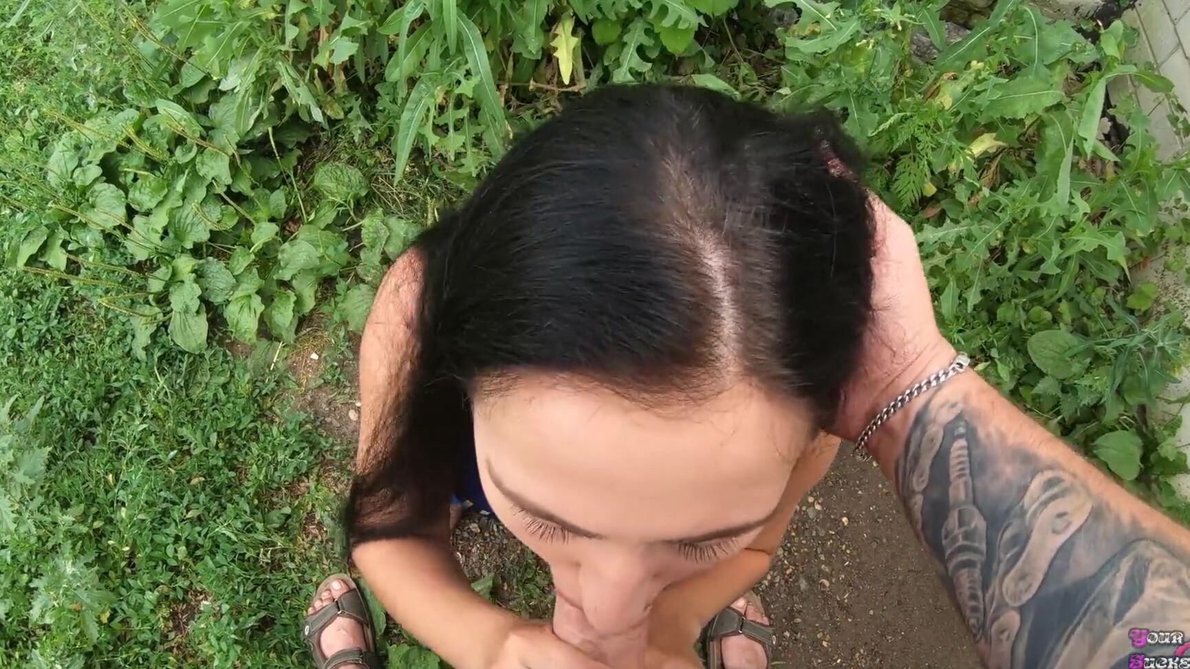 Simon Winternight Рискованный Минет На Улице За Гаражамиr