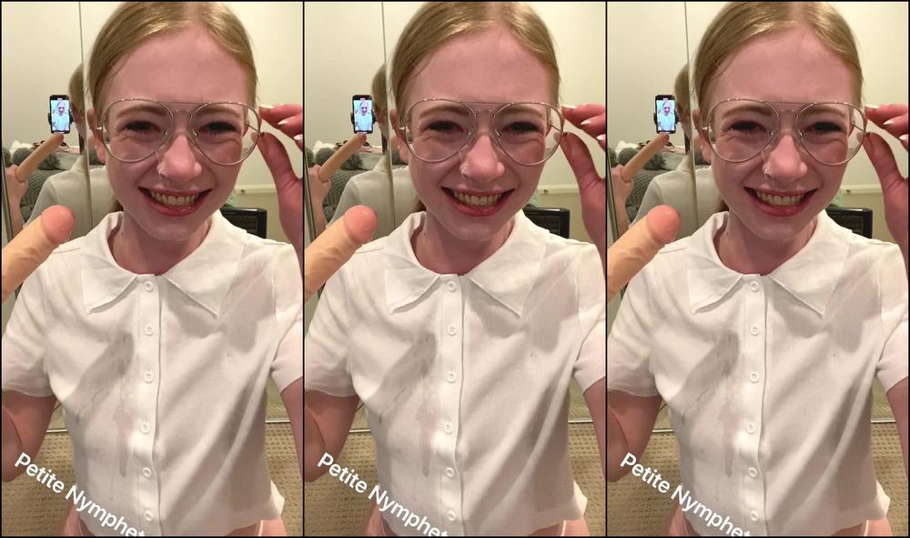 Naughty Nymphet Submissive Saturday Watch Me Face Fucky Myself Ruining My Make Up And Getting My Shi