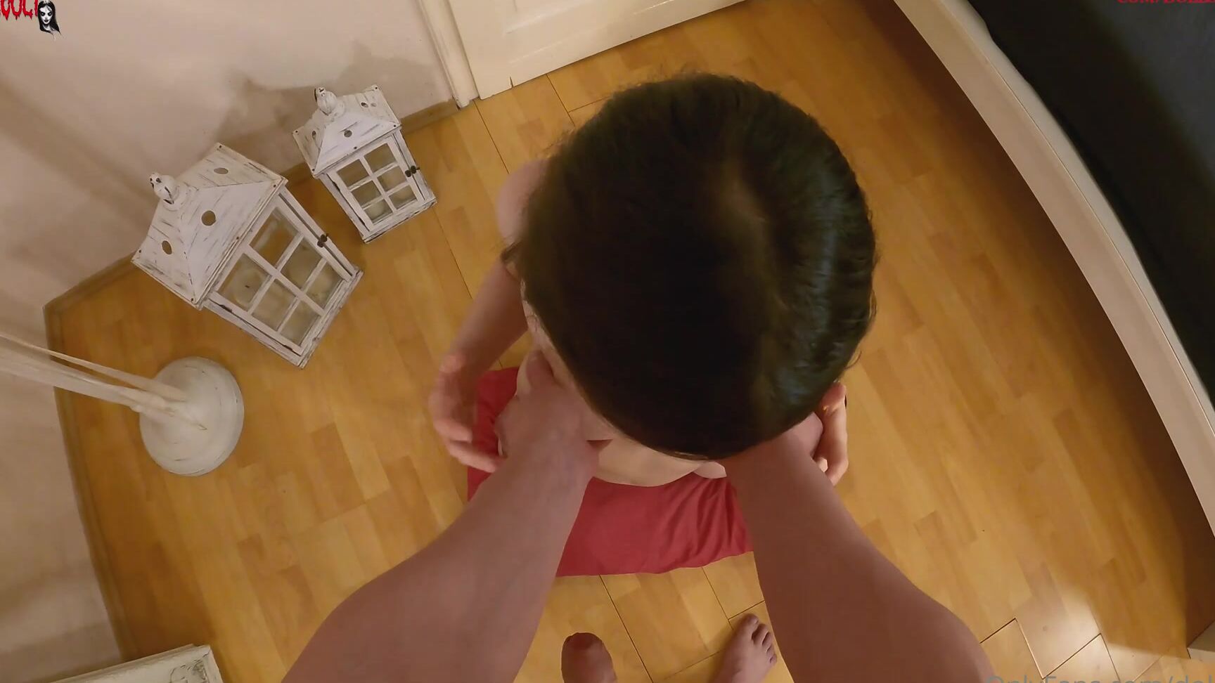 Dollscult An Amazing Blowjob Ended With A Big Cum On Tits Two Cameras One In Pov And One Regular T