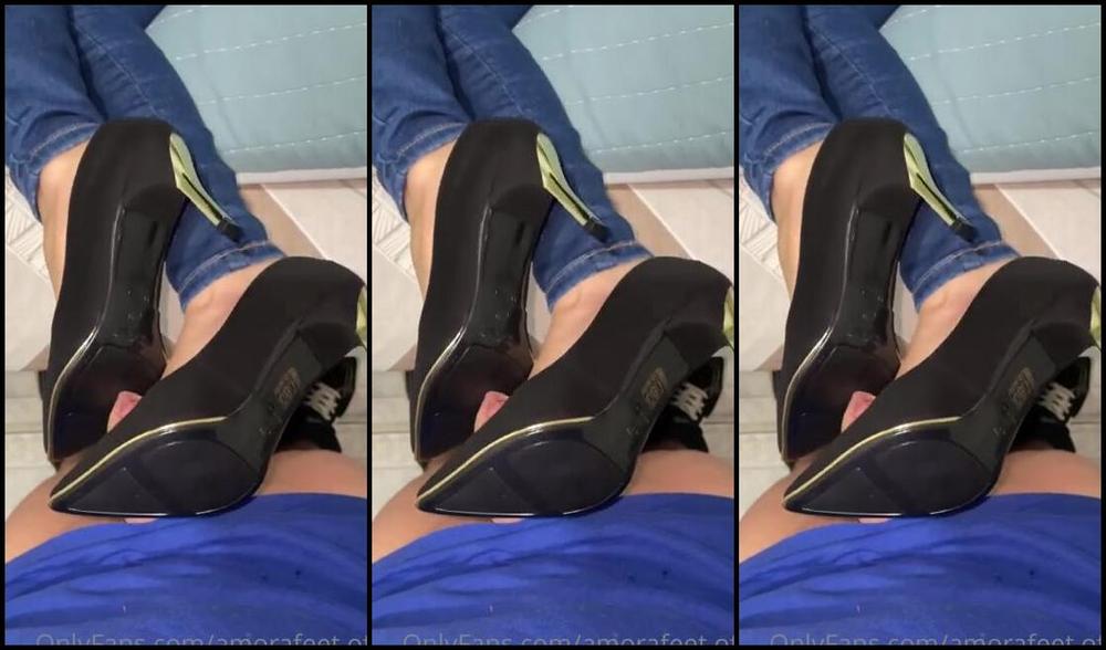 Pezinhos Da Amora Aka Amorafeetofc Onlyfans High Heels Footjob You Gays Ask Me So Much So Here Is I Hope You Like It 1