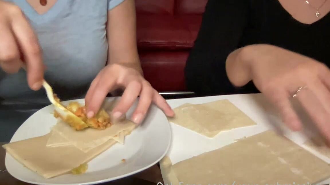 Your Submissive Doll Dumpling Making Got A Little Messy Thank You To