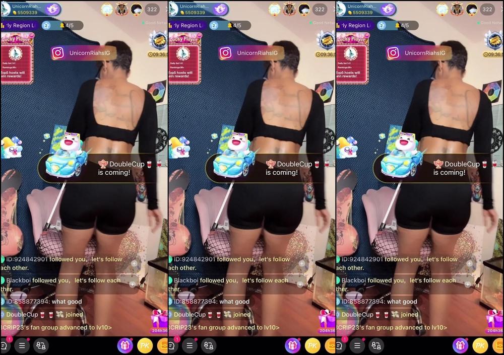 Unicornriah If You Decide To Support Me On Bigo Send