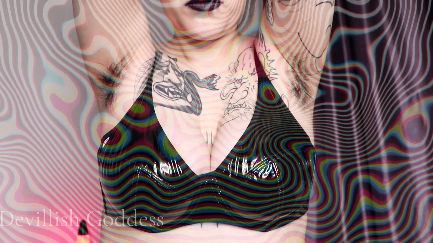 "devillishgoddess" bigboobs, femdom, goddessworship, hairyarmpits, mesmerize Armpit Addict manyvids