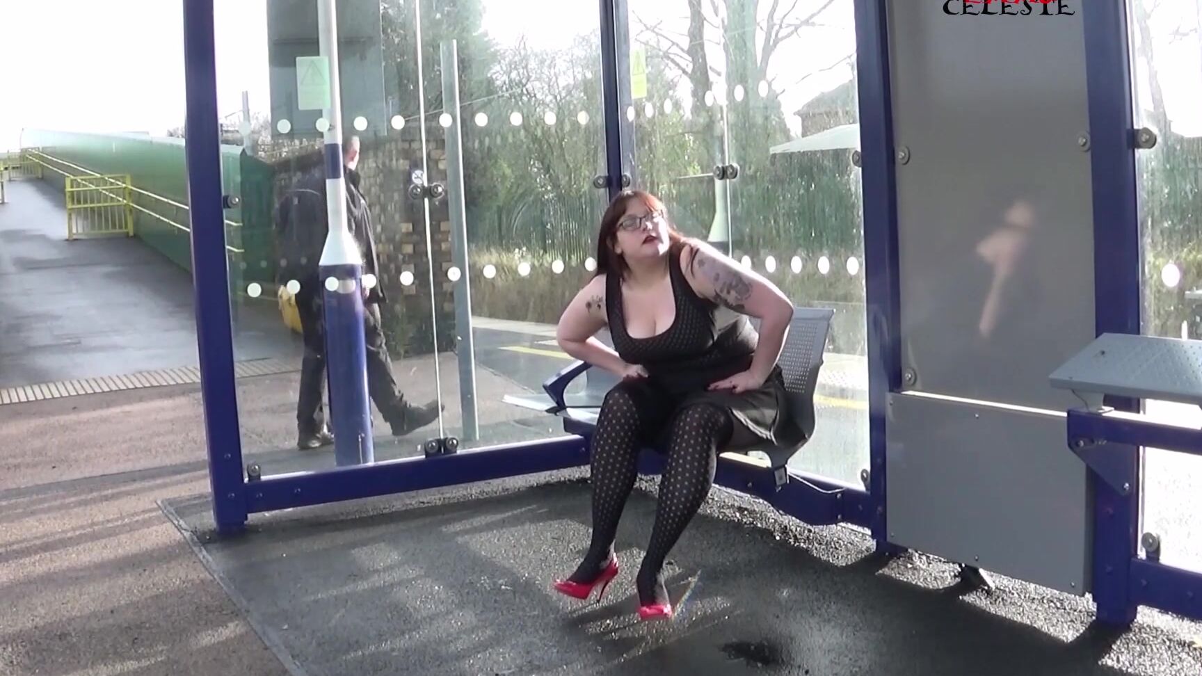 Emma Celeste Azofporn Bbw Train Station Desperation