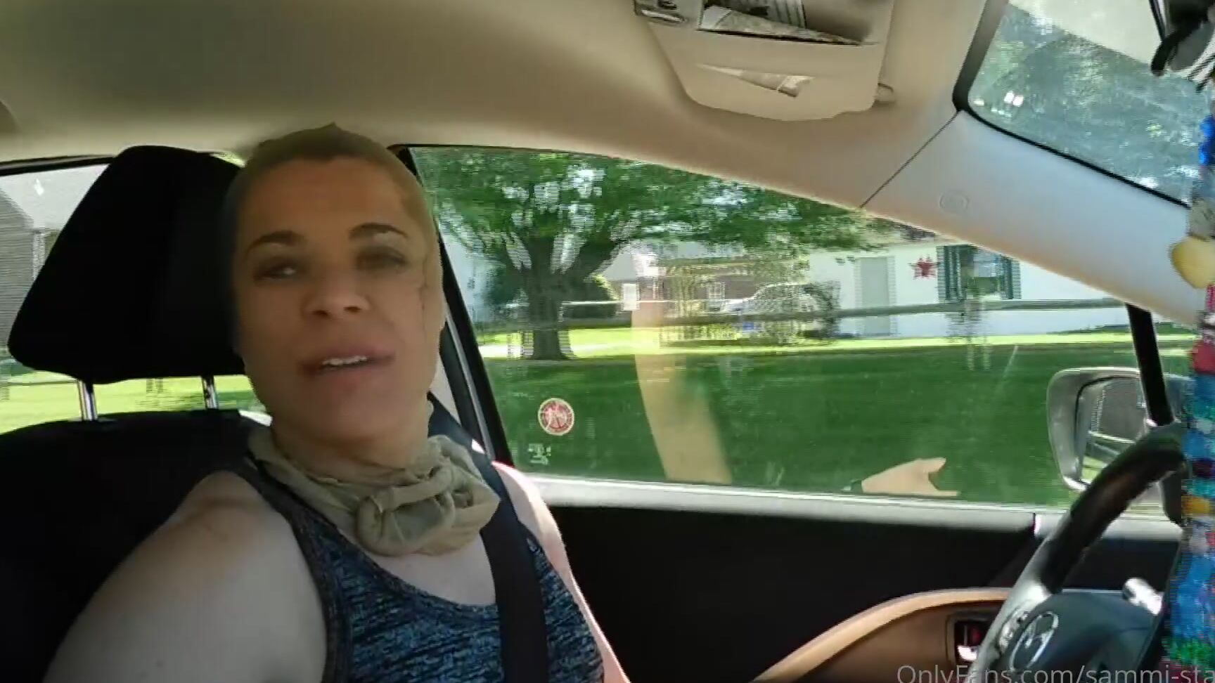 Sammi Starfish Minute Video Driving Around Town In Plain Daylight