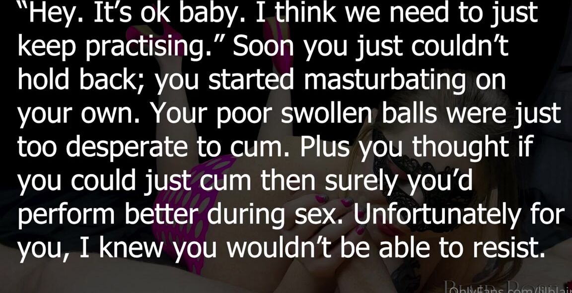 Blair Rose Nicknamed Lilblairrose Onlyfans Story Time Girlfriend Wants To Be In Charge Part 1 Im Starting A New