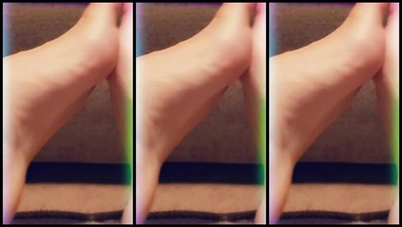 "Stormi Winters" feet, highly arched feet, pointed toes, toenail fetish MY FEET manyvids