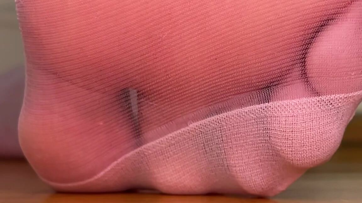 Giantess, Nylon Worship, Feet, Foot Fetish, Ebony Foot Fetish, SFW ebony giantess does pink nylon removal ManyVids