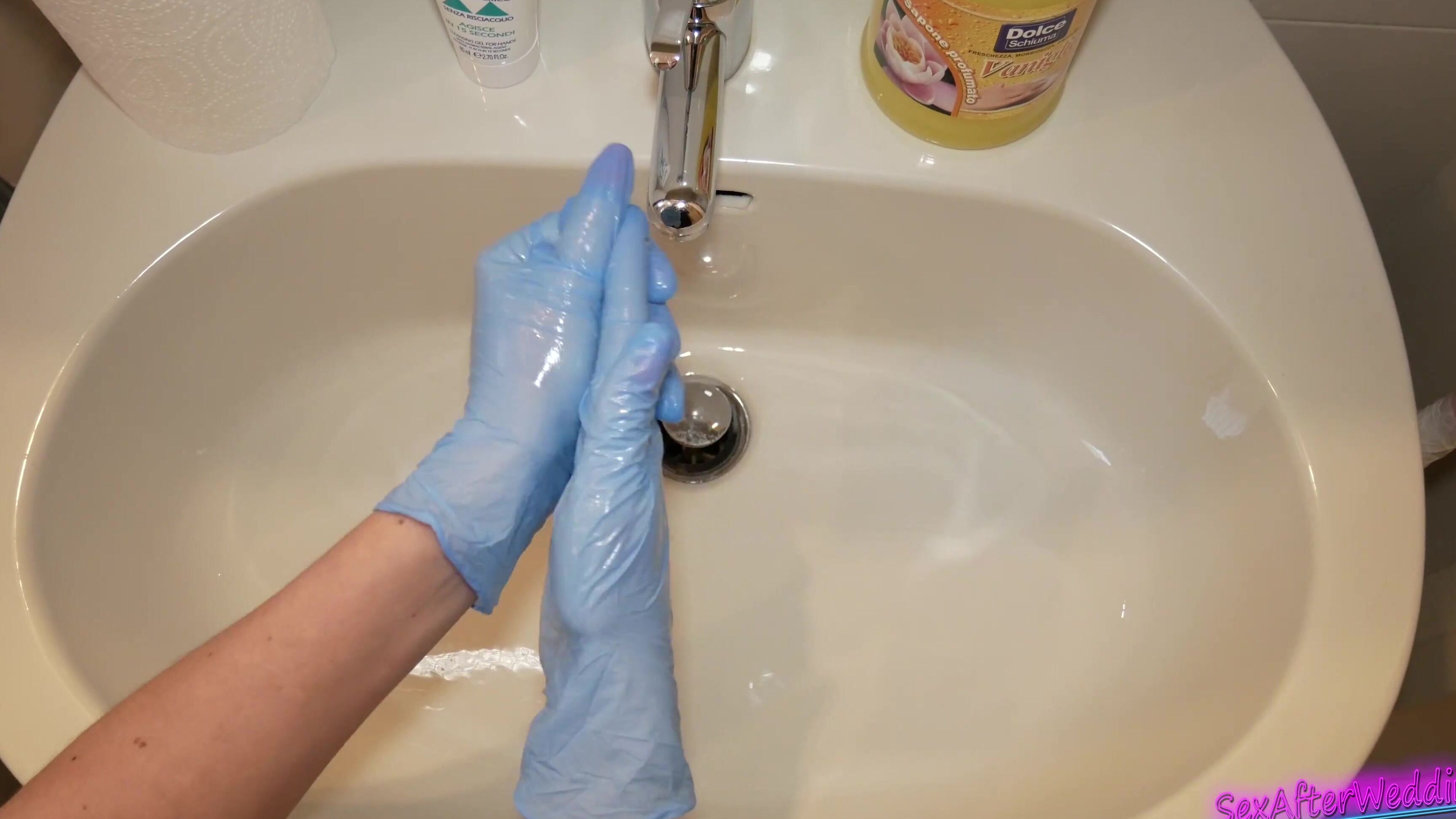 Sexafterwedding Wash Your Hands Before Masturbate On Pornhub Scrubhub