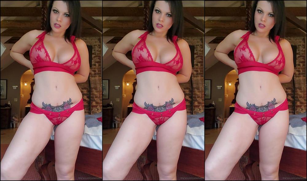 Nadiawhite New Red Lingerie