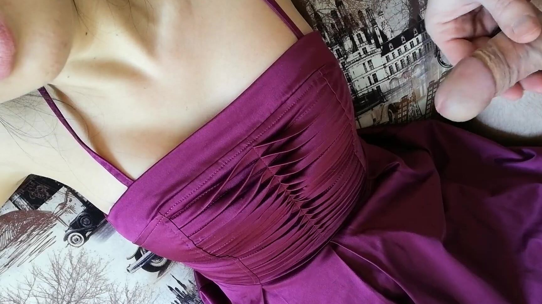 Кончил На Грудь Азиатка В Сиреневом Платье Pornhub Com