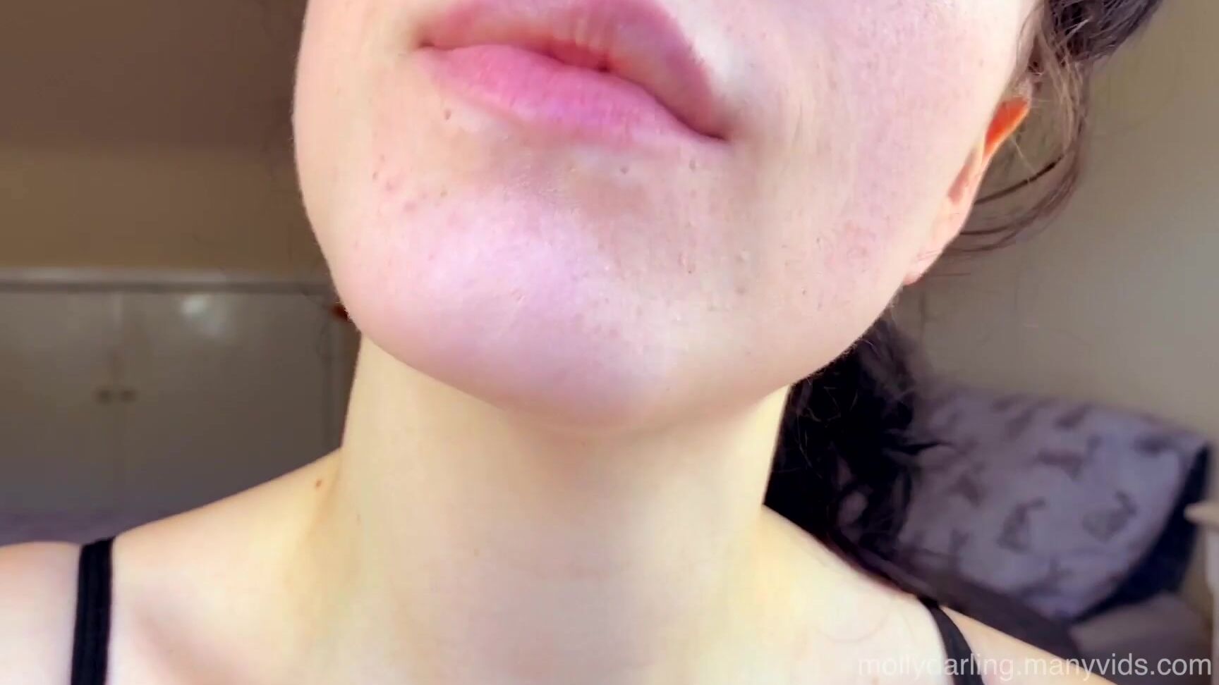 Close-Ups, Lips, Mouth Fetish, SFW, Tongue Fetish condom-mouth-play ManyVids