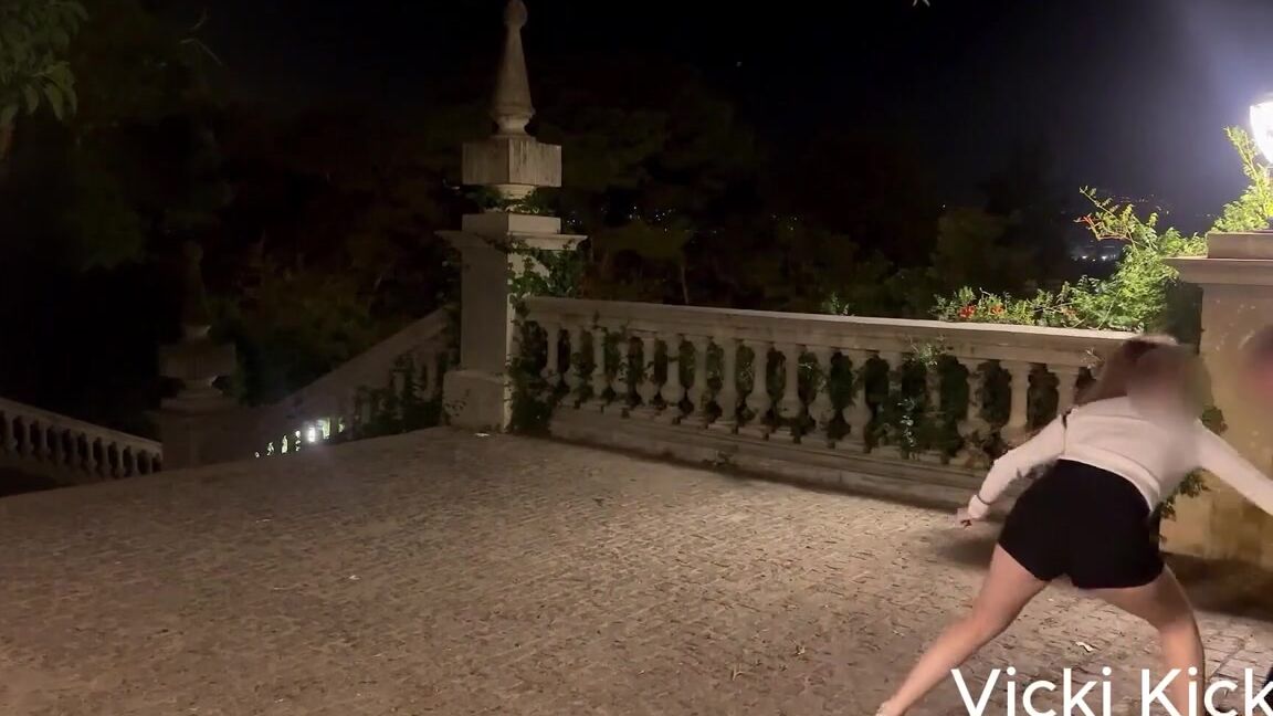 Vicki Kicks Onlyfans A Very Popular Place In Barcelona Where Young People Sit On The Stairs And Talk Andp
